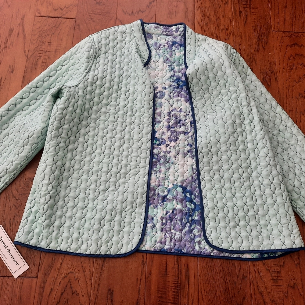 Alfred Dunner Reversible Quilted Jacket